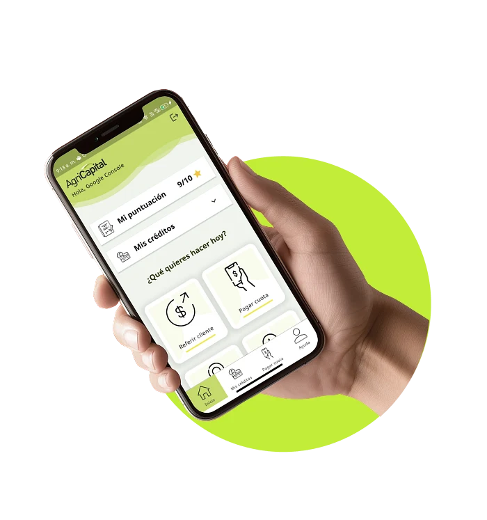 Imagen Referencia - APP Clientes AgriCapital